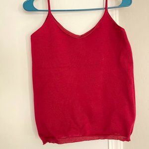 Brand New V Neck Knit Stretch Camisole. Size S/M. Never worn.